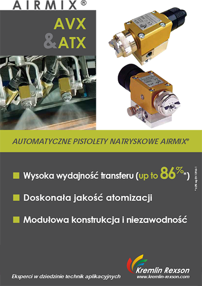 Automatyczne pistolety AIRMIX AVX i ATX KREMLIN REXSON